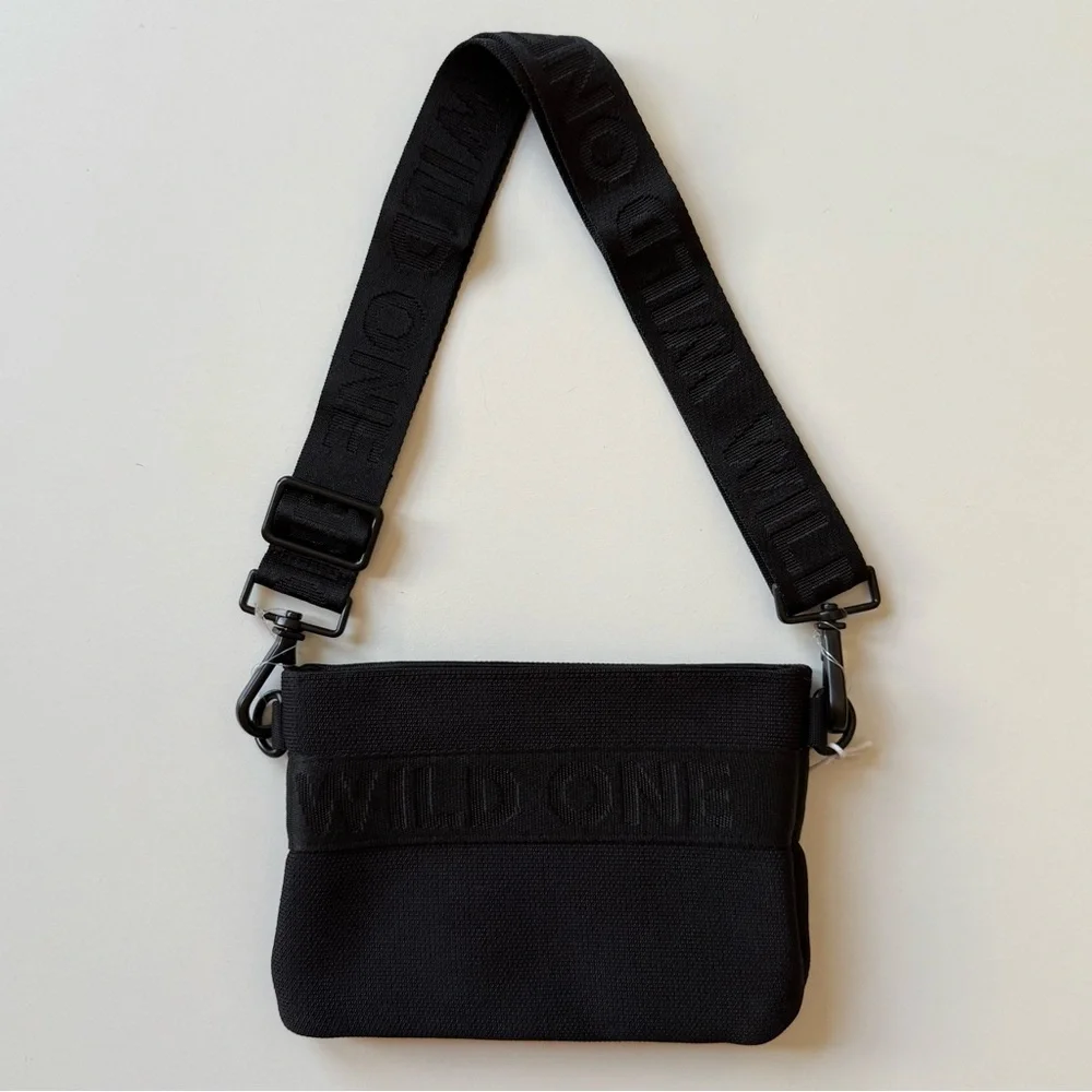 Wild One Treat Pouch - Recycled Knit - Black
